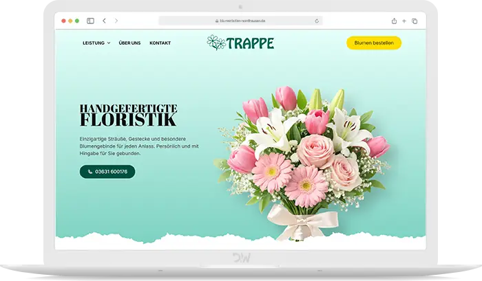Blumenladen Nordhausen Webdesign