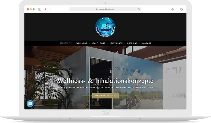 JSR Wellness Inhalation Webdesign